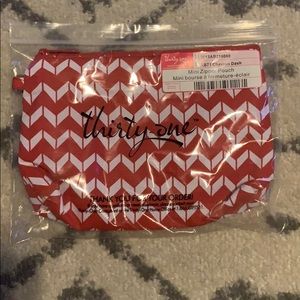 Thirty-one Gifts Mini Zipper Pouch